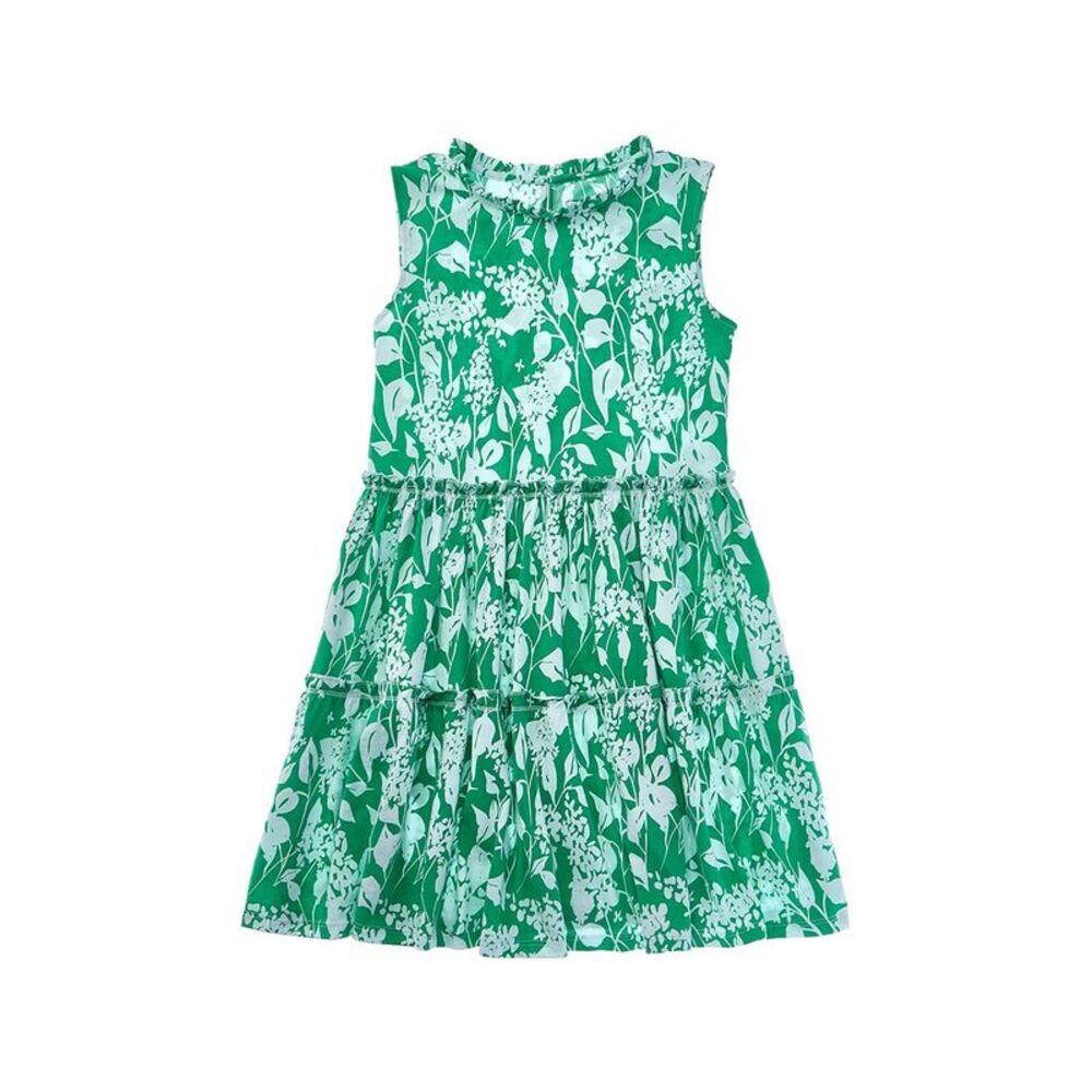 Duffield Lane Girls  Goldie Mini Dress, Green
